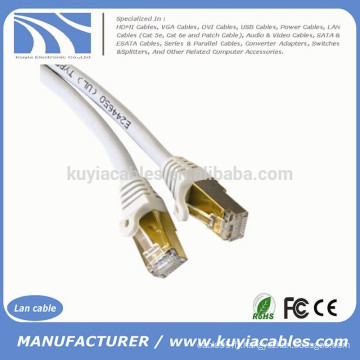 Gold 1M 3FT CAT 7 SFTP LAN Direct Ethernet Câble réseau Patch Blindé 10Gbps RJ 45